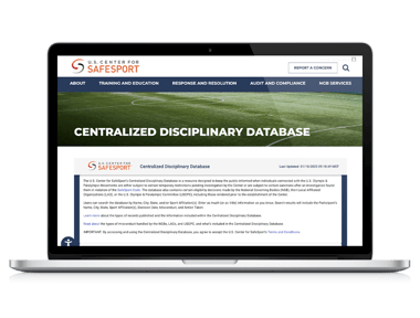 Laptop with CDD Landing Page